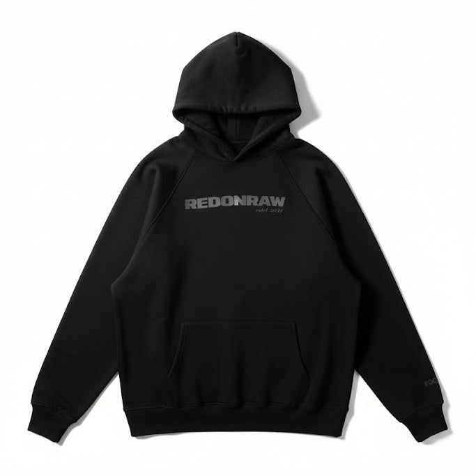 BASIC CHARCOAL BLACK HOODIE