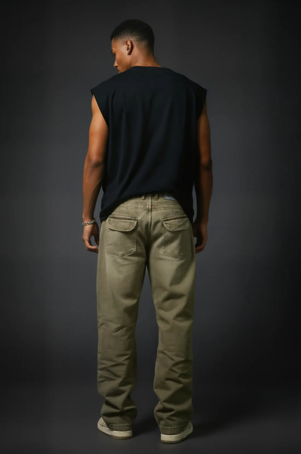 SAND WASH BAGGY DENIMS