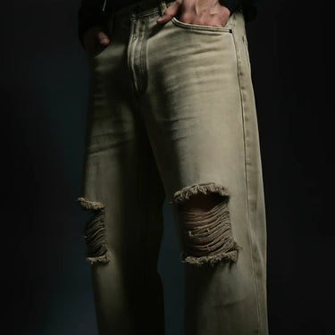 SAND WASH BAGGY DENIMS