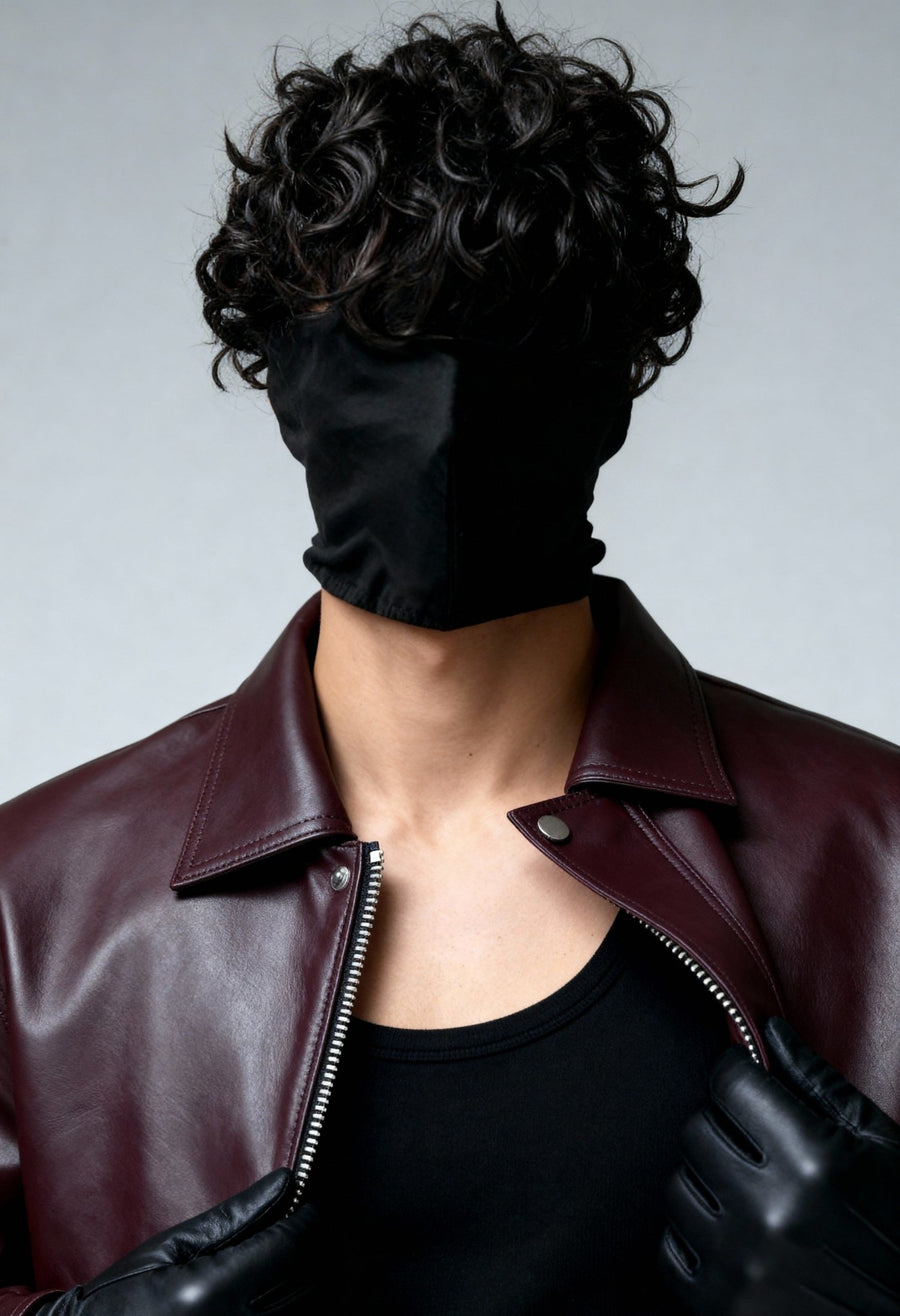 VINTAGE MOCHA LEATHER - BOMBER JACKET