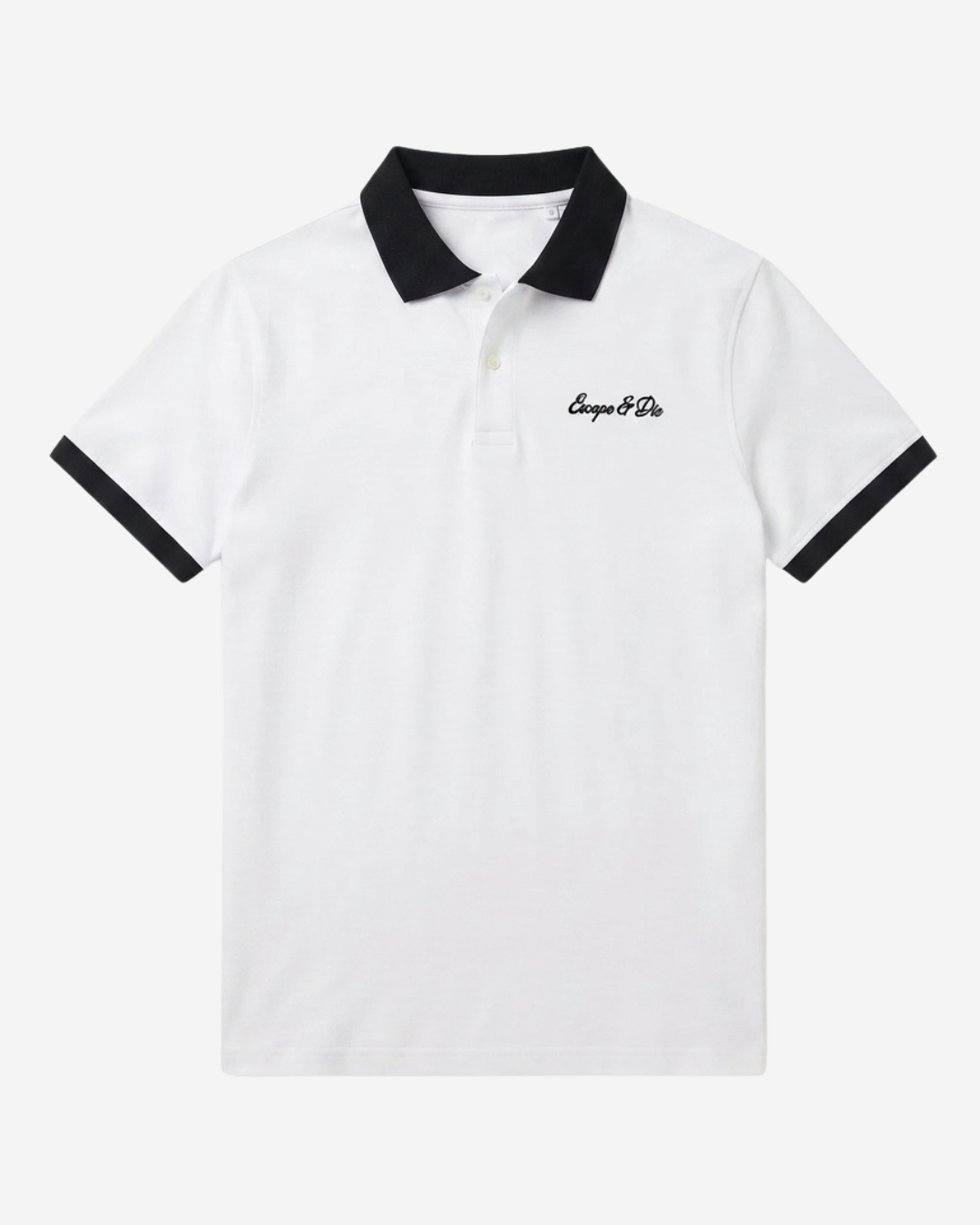 ESCAPE WHITE POLO TEE