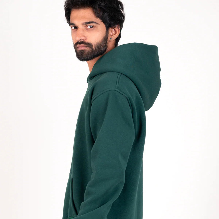 XC HOODIE - EMERALD GREEN